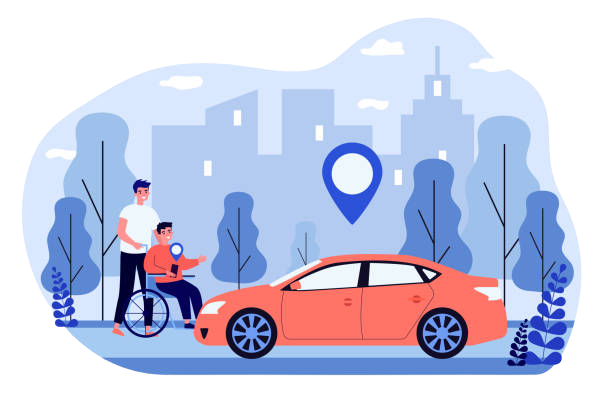 Transporte adaptado para cadeirantes